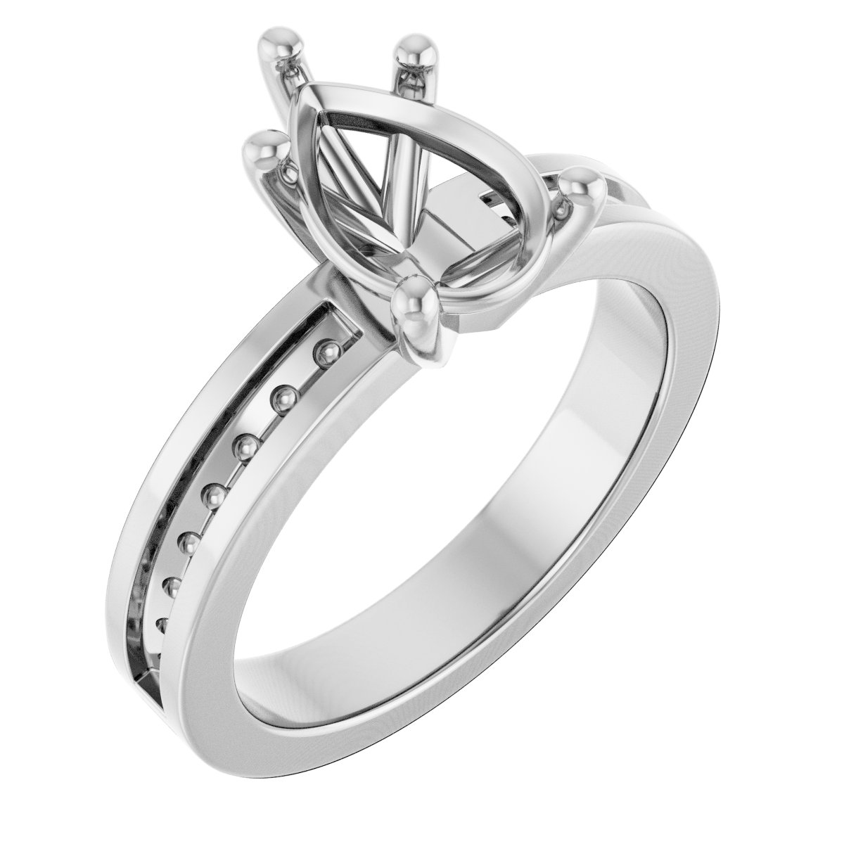 Accented Engagement Ring
