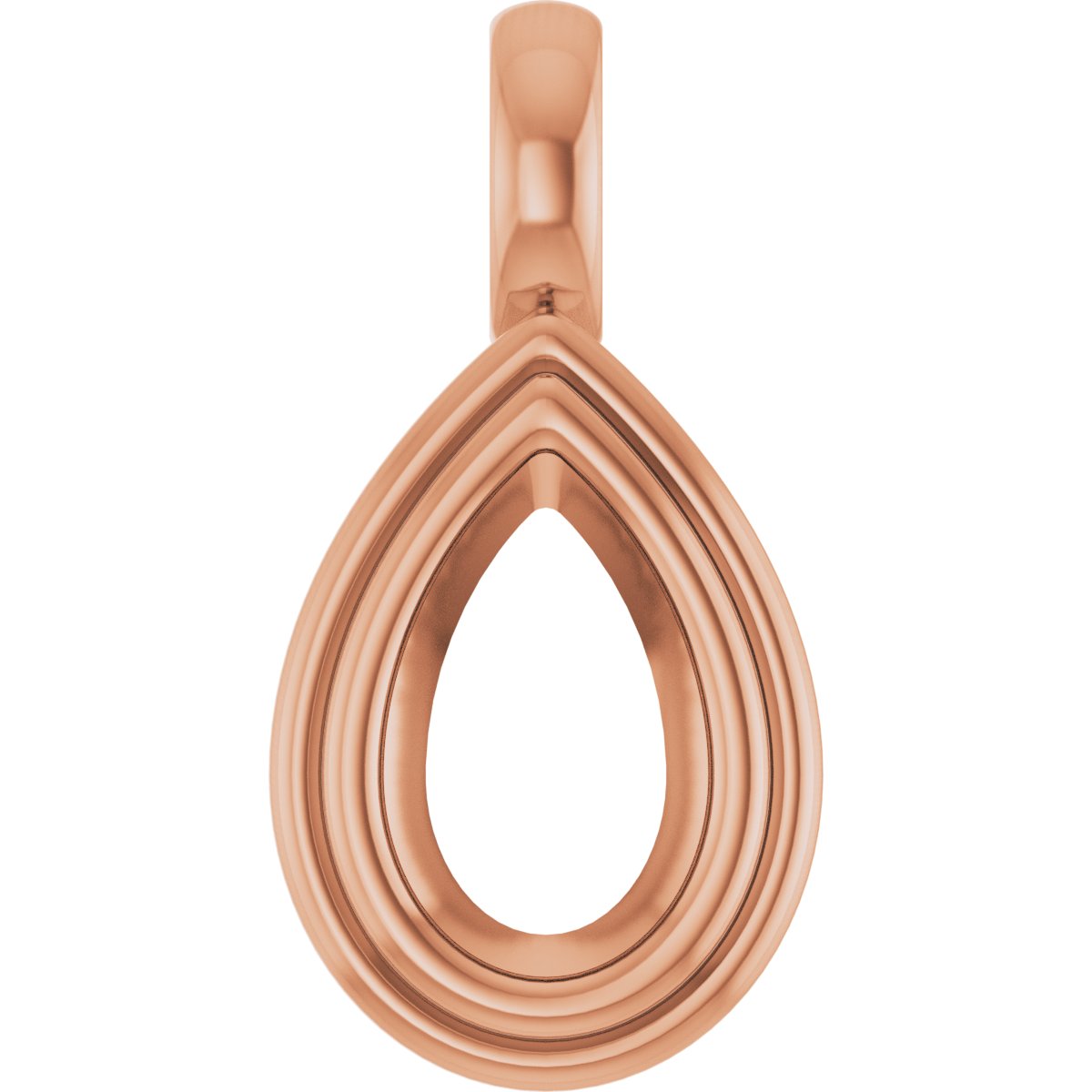 Bezel-Set Solitaire Charm/Pendant