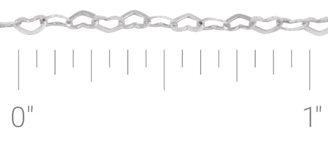 1.9 mm Heart Chain