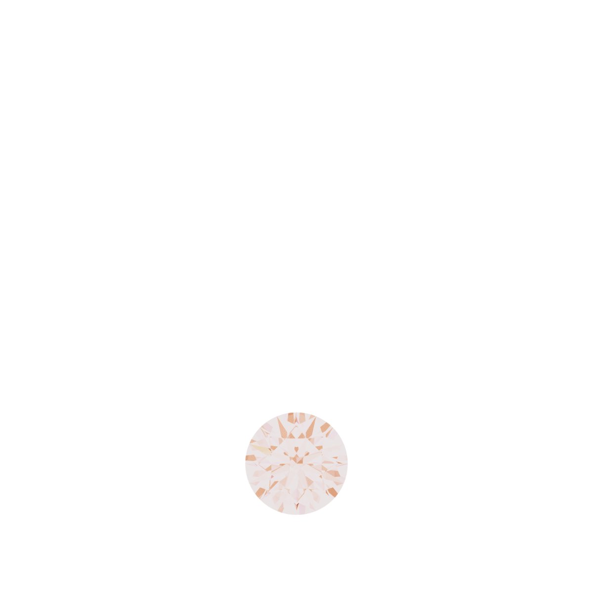 Puffed Solitaire Necklace or Charm/Pendant