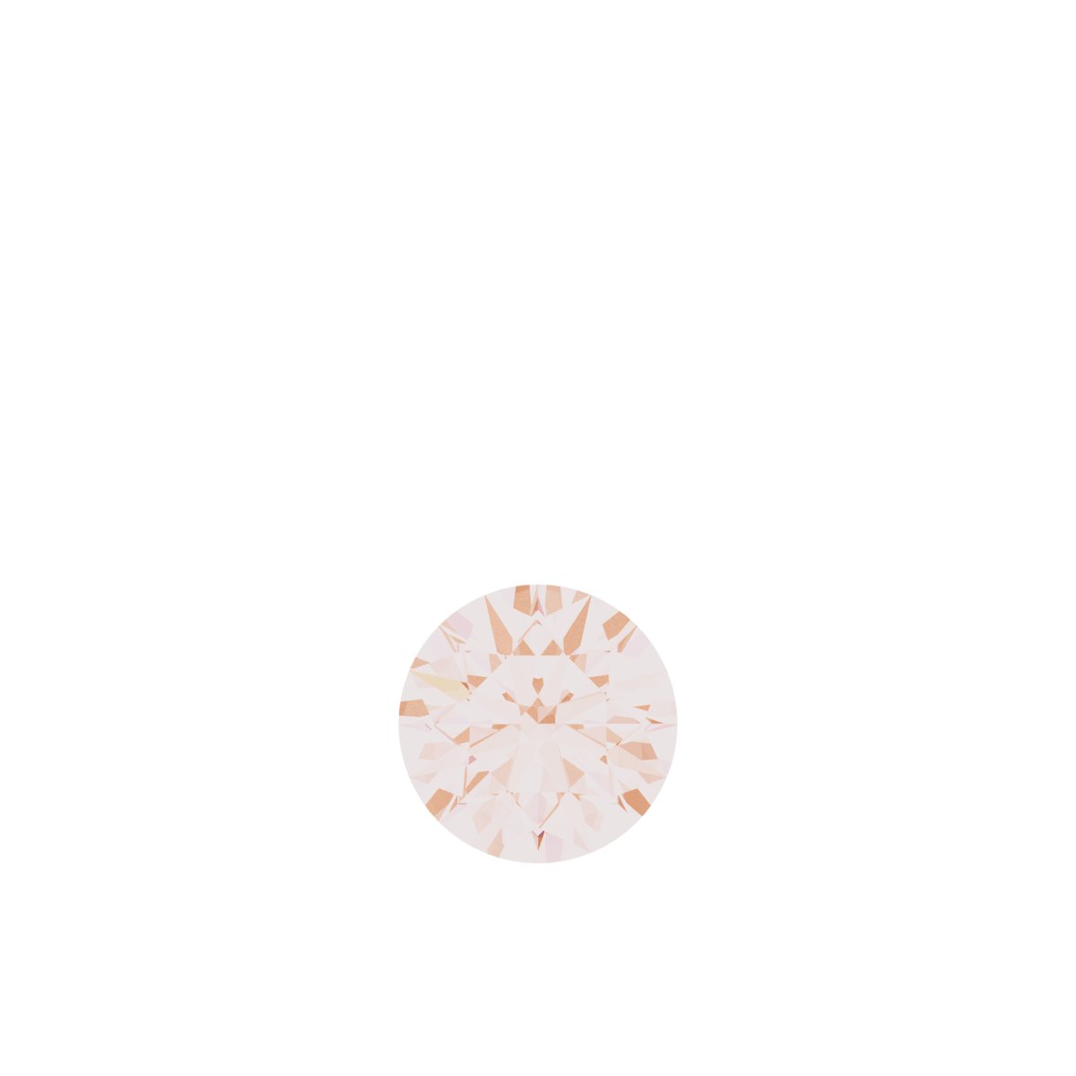 Puffed Solitaire Necklace or Charm/Pendant