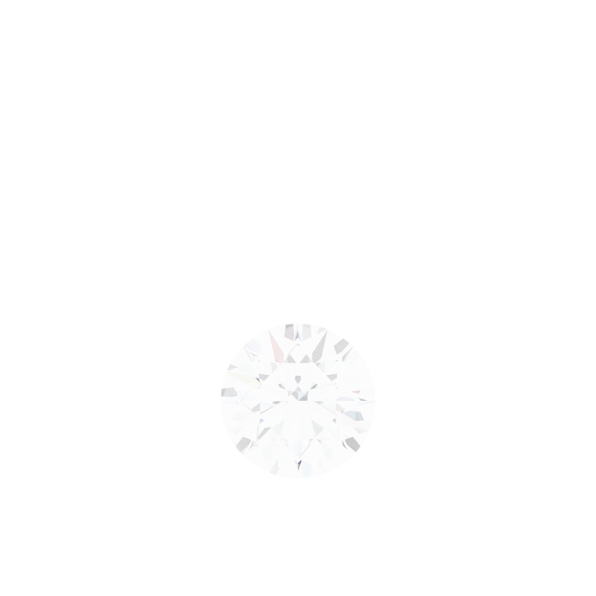 Puffed Solitaire Necklace or Charm/Pendant