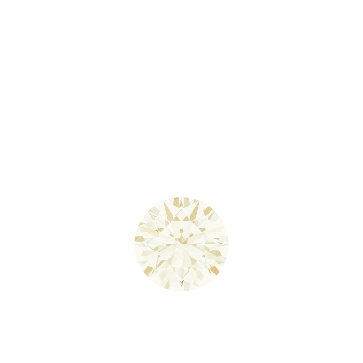 Puffed Solitaire Necklace or Charm/Pendant