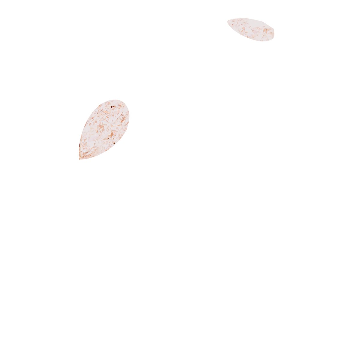 Pear Side-Stone Open Shank