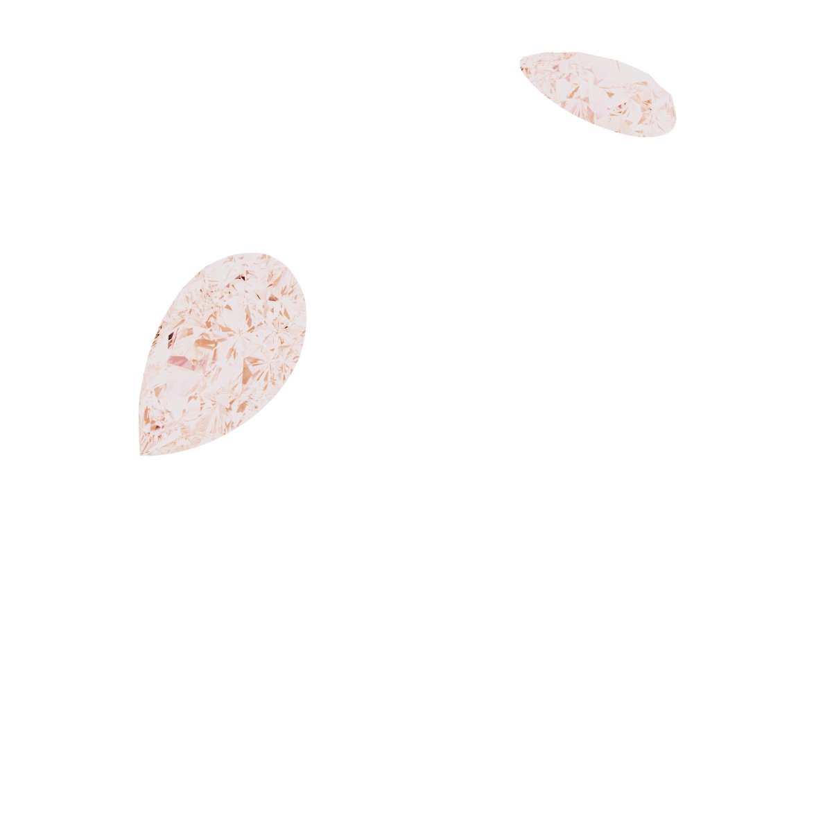 Pear Side-Stone Open Shank