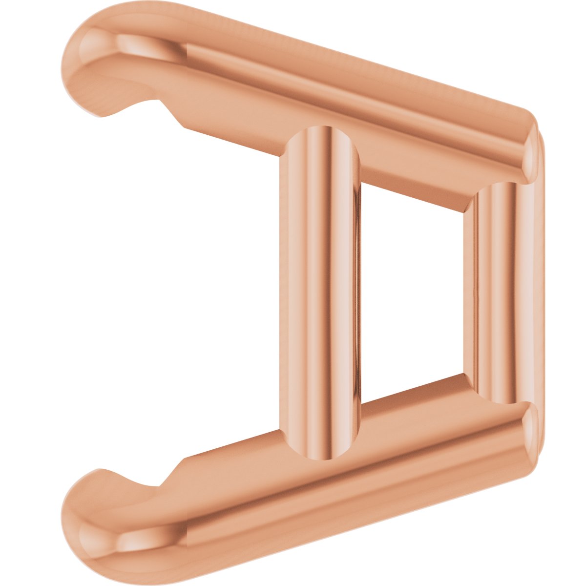 Pre-Notched Claw-Prong Earring Setting