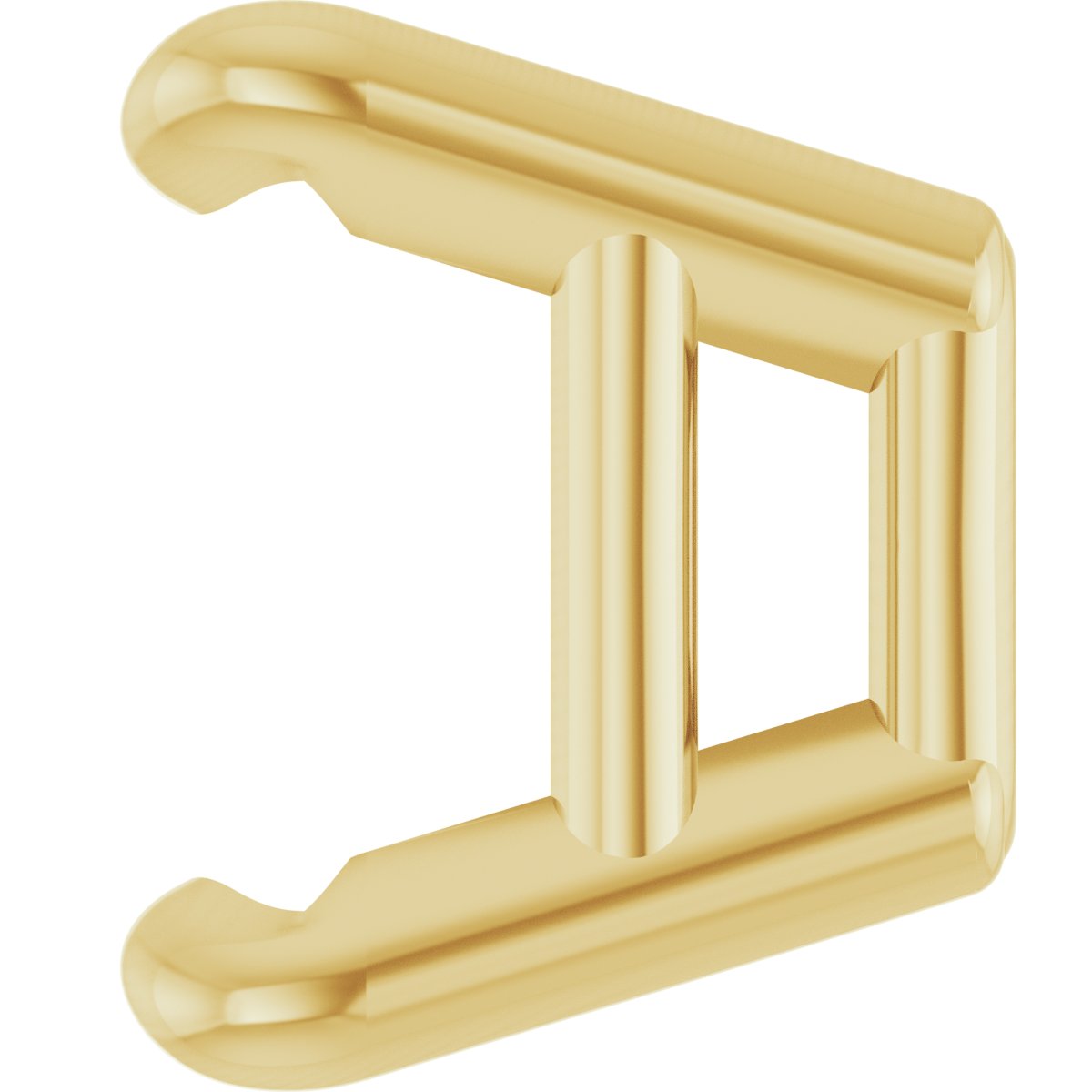 Pre-Notched Claw-Prong Earring Setting