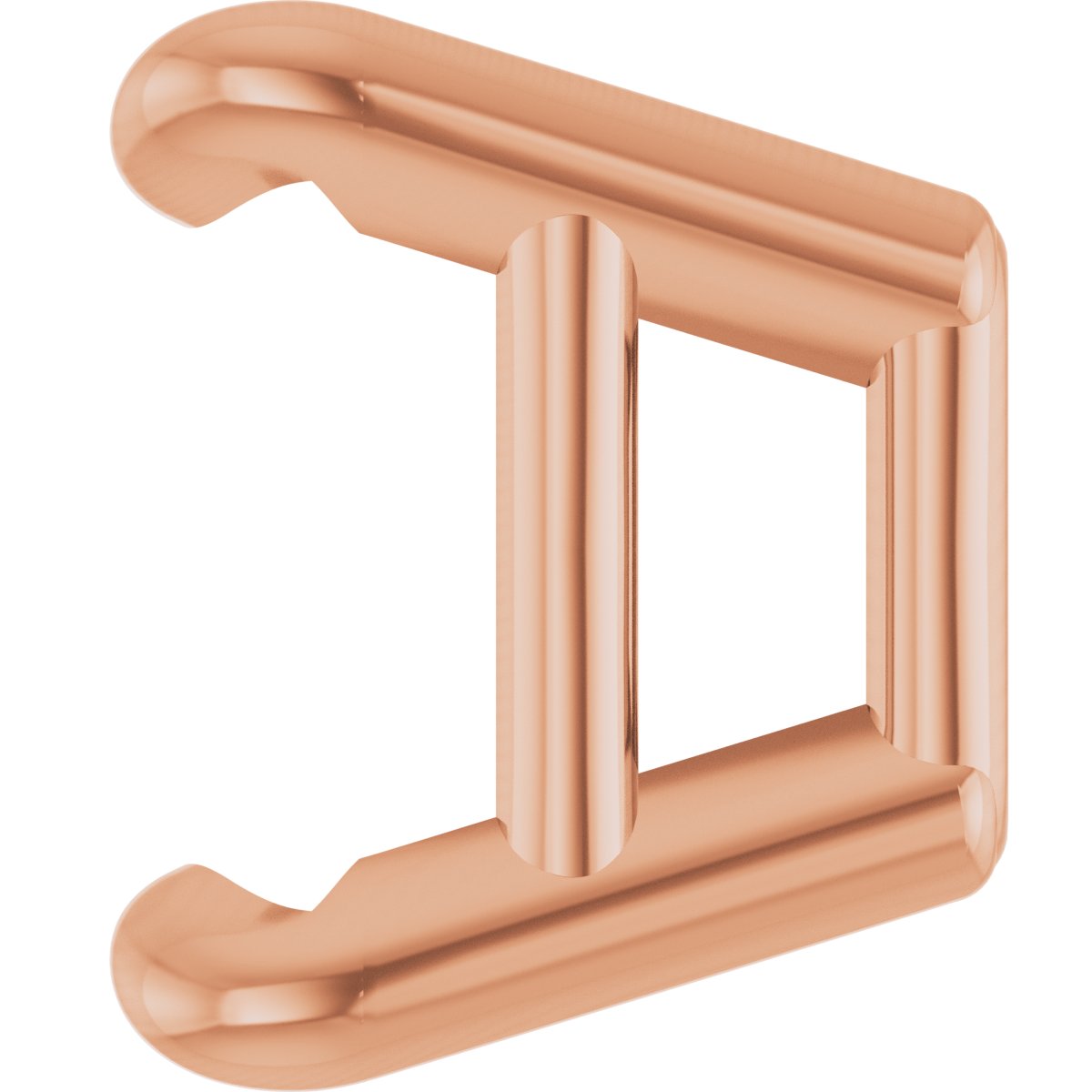 Pre-Notched Claw-Prong Earring Setting