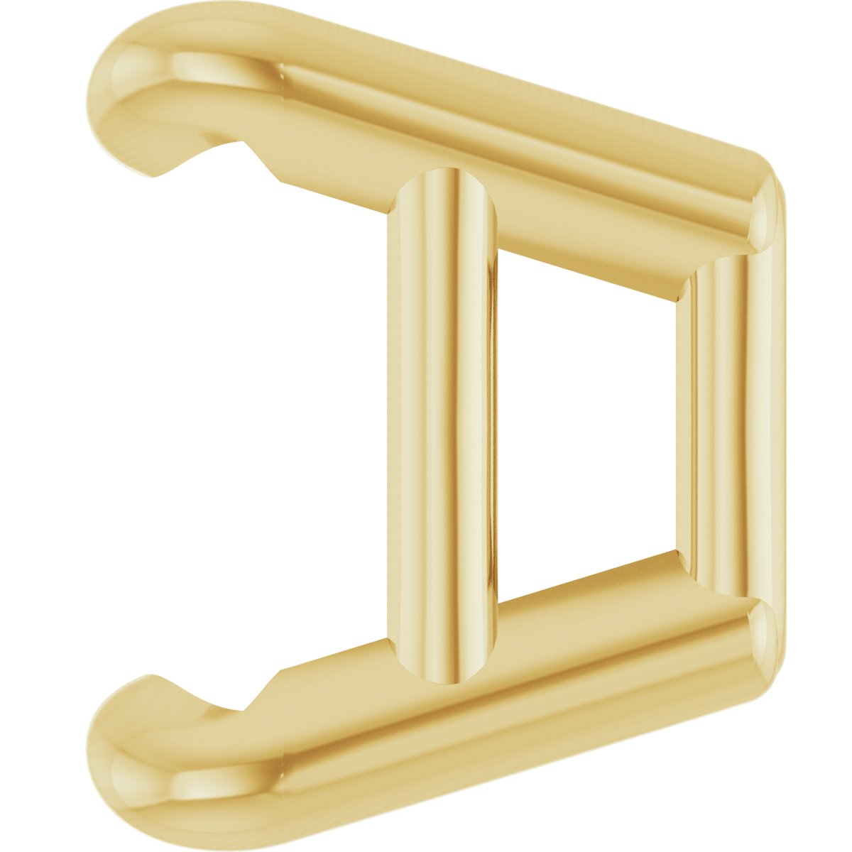 Pre-Notched Claw-Prong Earring Setting