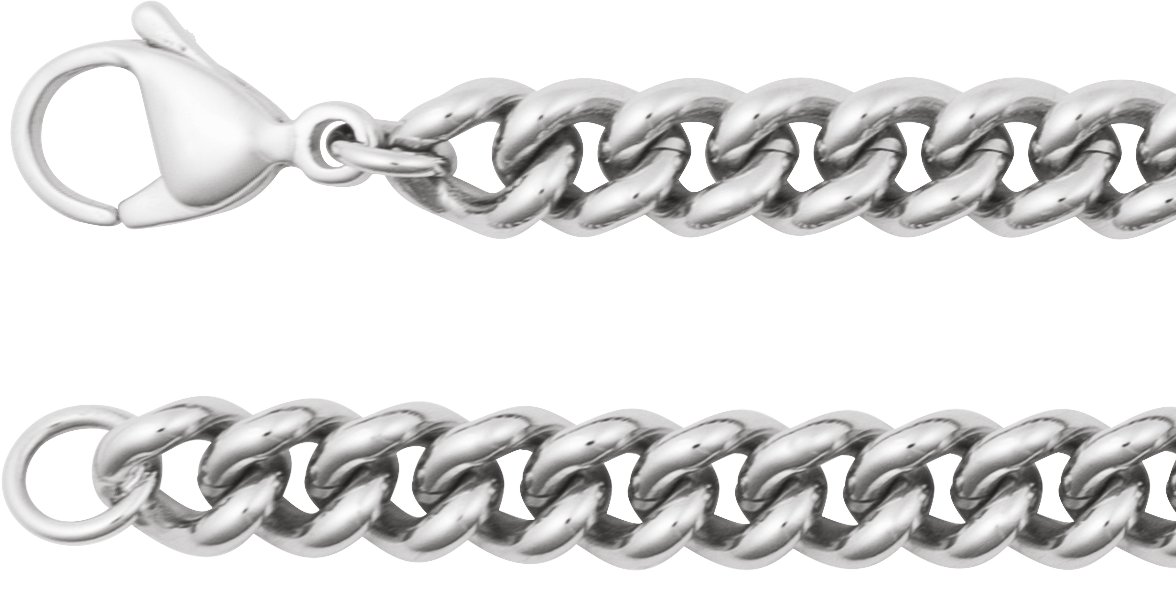 Stainless Steel 6.3 mm Curb 24 Chain