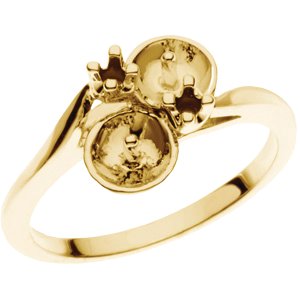 Two-Stone Pearl Ring