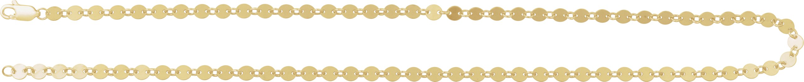 14K Yellow Gold-Filled 4 mm Mirror 16 Chain