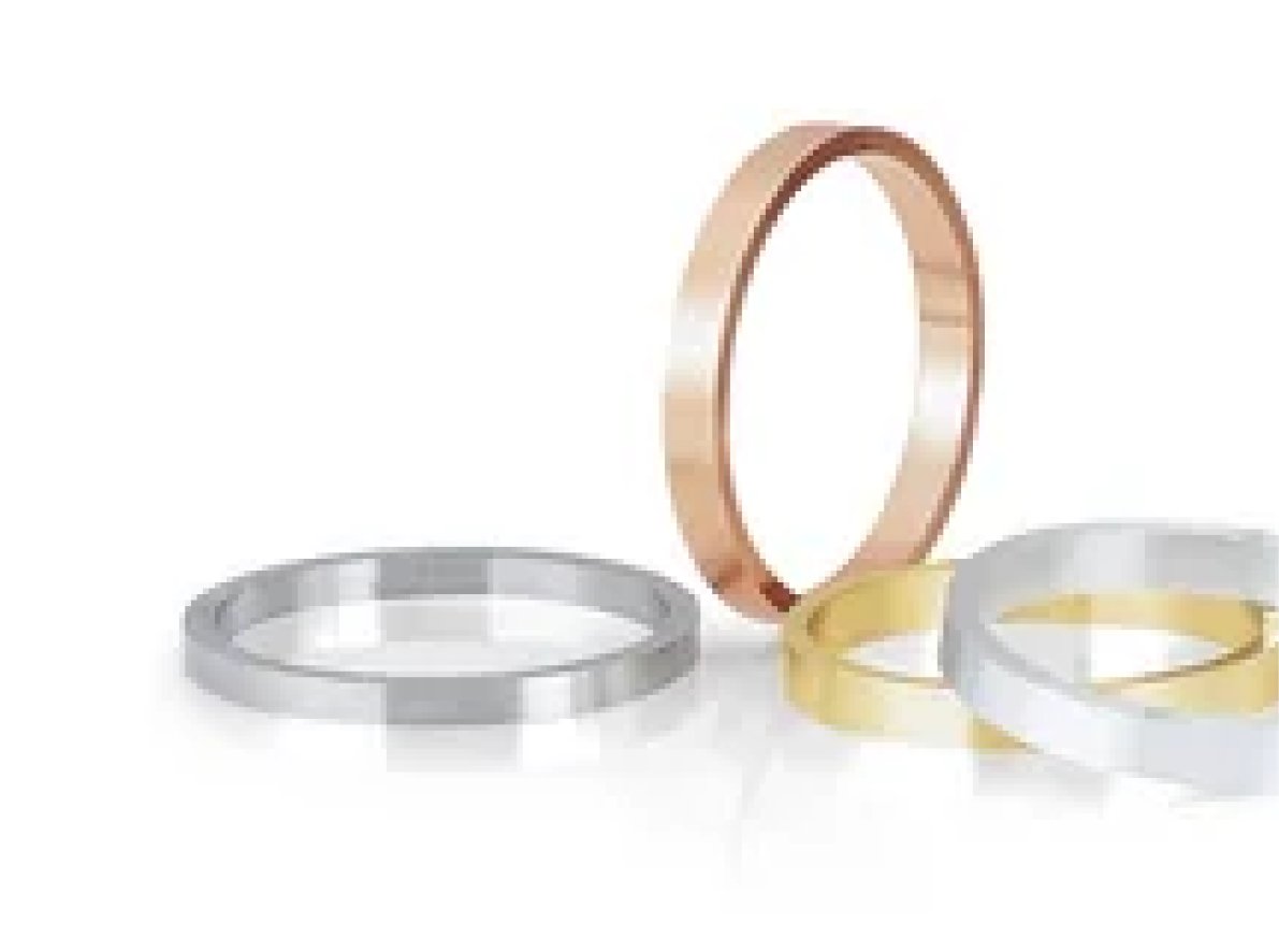 Gold, Silver, and Copper Ring Blanks