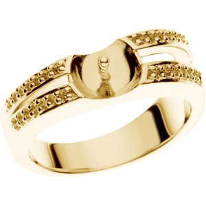 Accented Pearl Ring