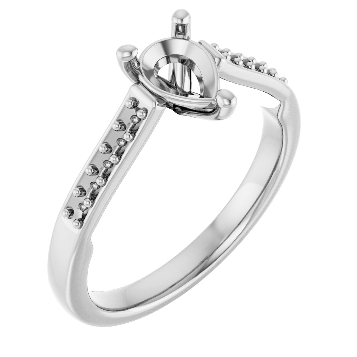 Sculptural Engagement Ring