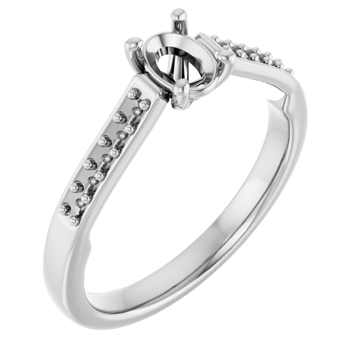 Sculptural Engagement Ring