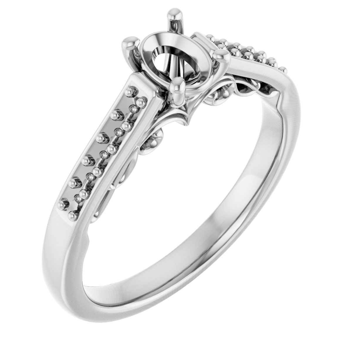 Sculptural Engagement Ring