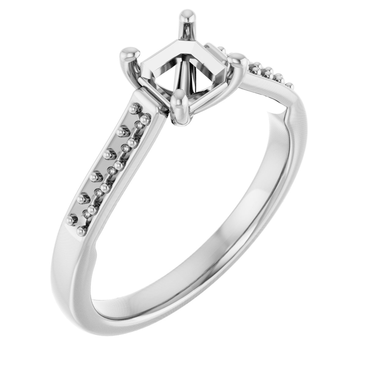 Sculptural Engagement Ring