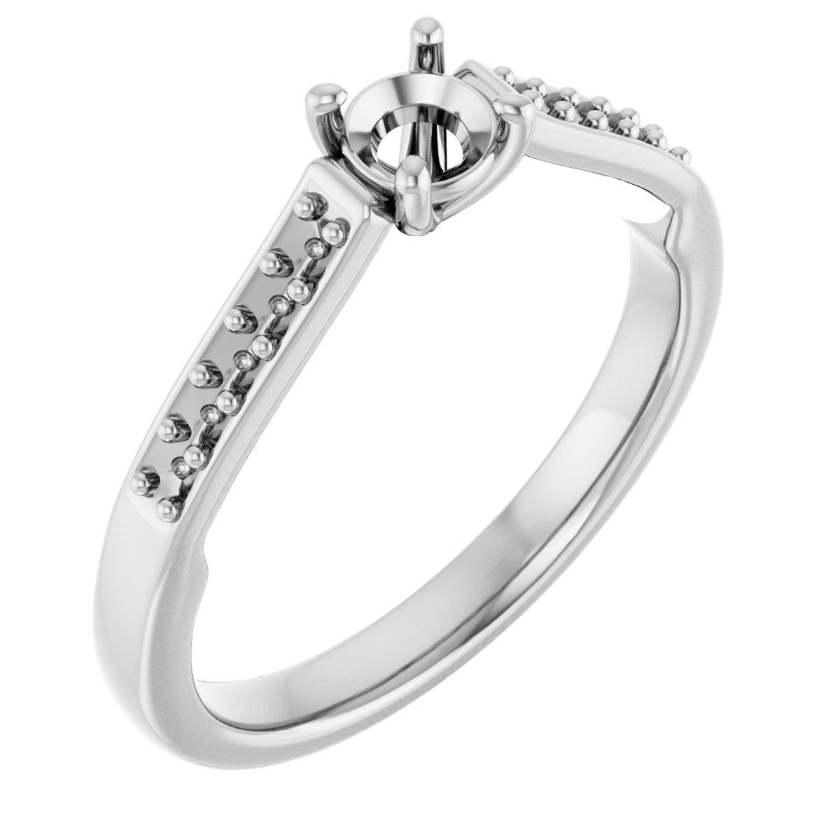 Sculptural Engagement Ring