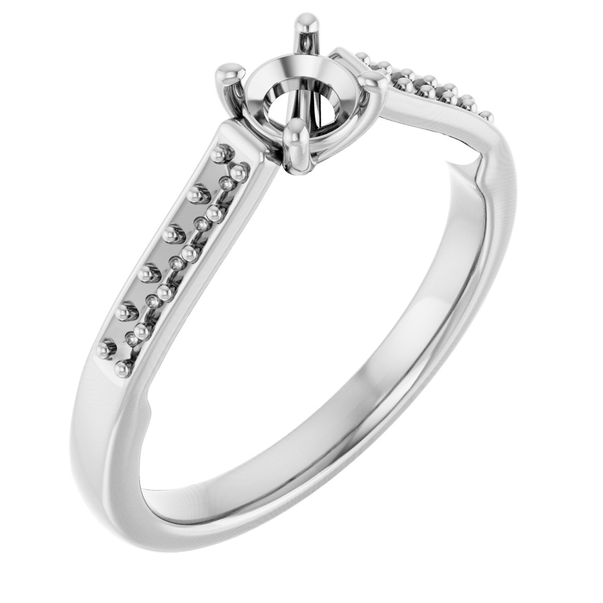 Sculptural Engagement Ring