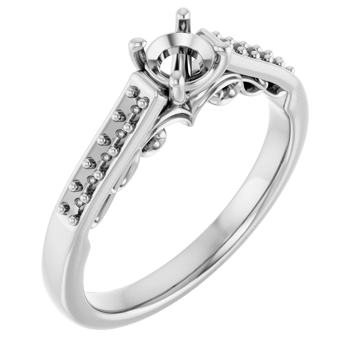 Sculptural Engagement Ring