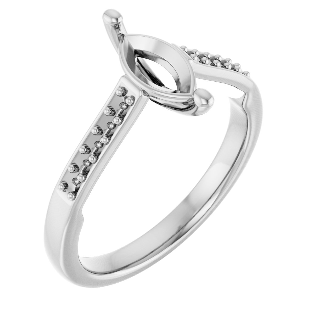 Sculptural Engagement Ring