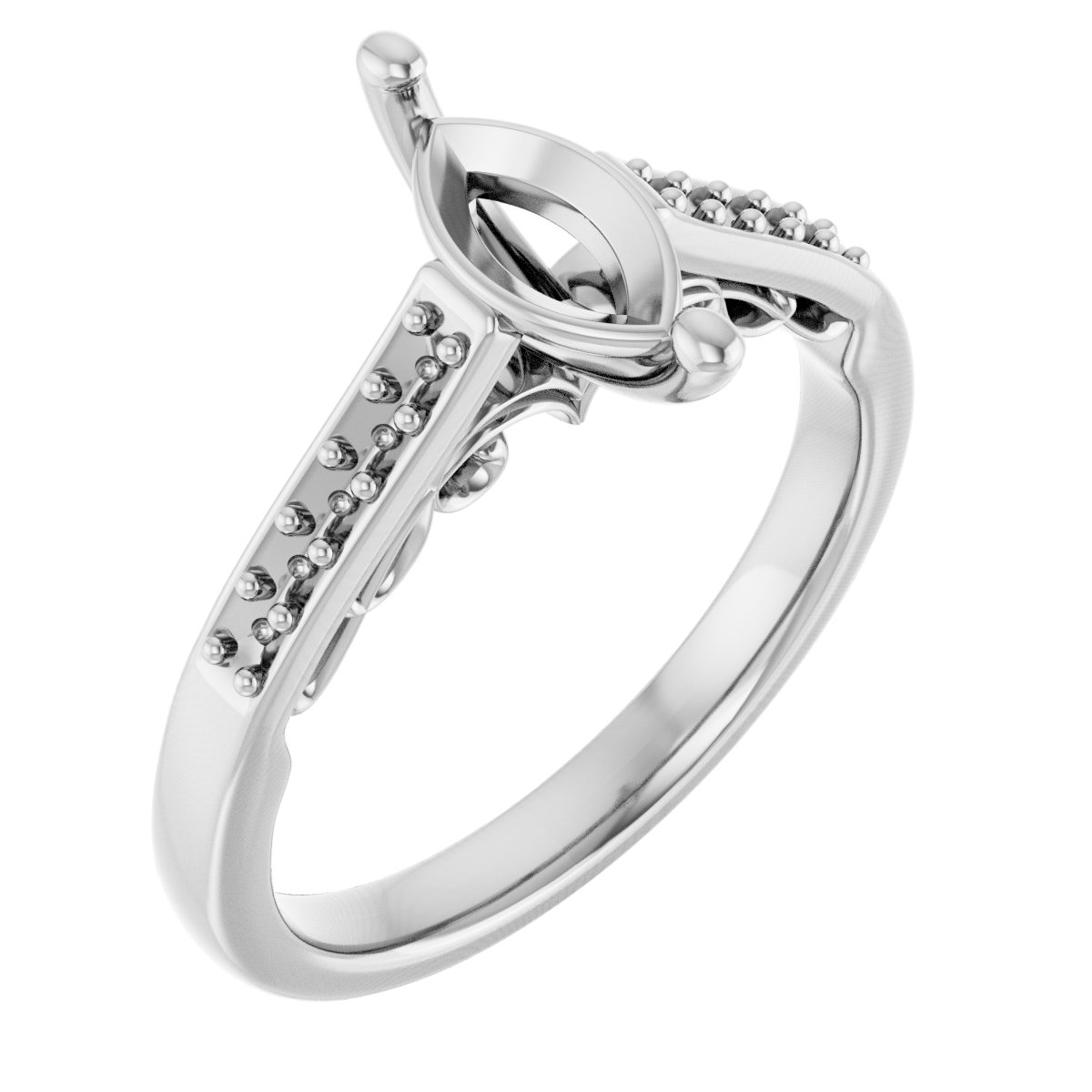 Sculptural Engagement Ring