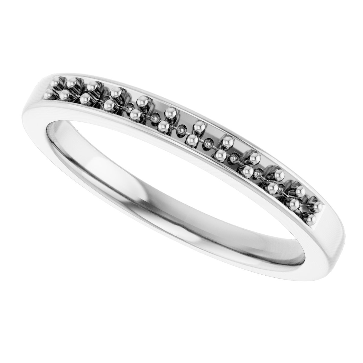 Band Mounting for 8.2 mm Round Ring view 5