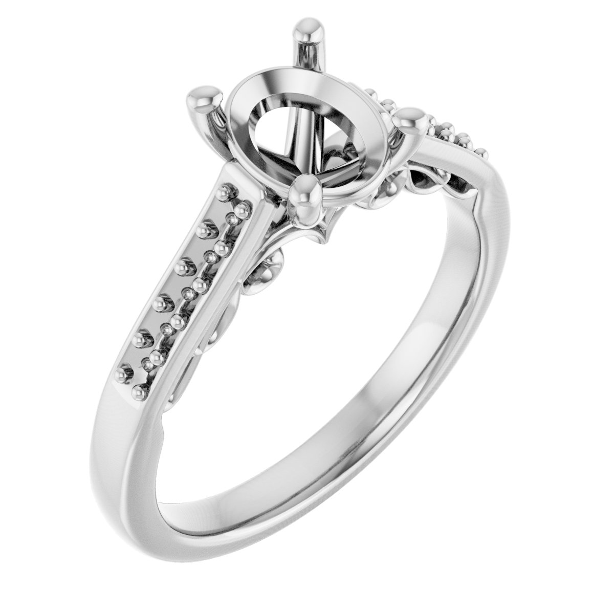 Sculptural Engagement Ring