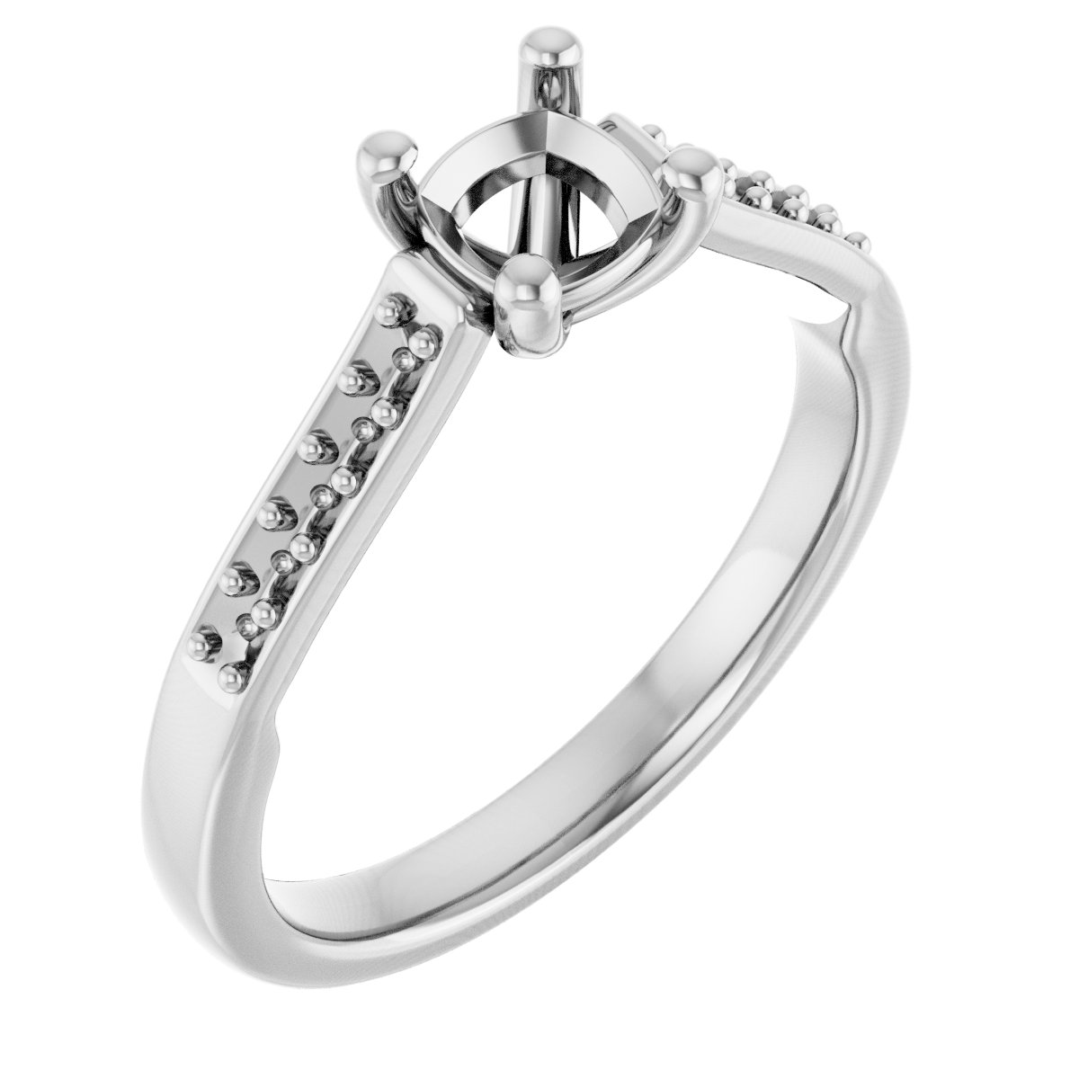 Sculptural Engagement Ring