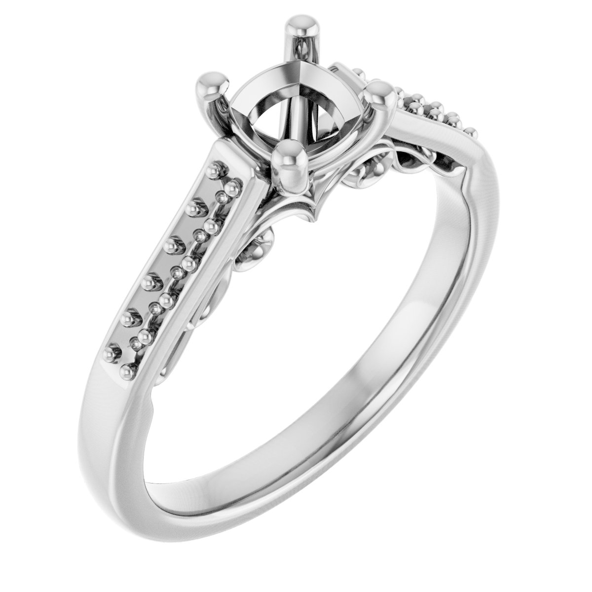 Sculptural Engagement Ring