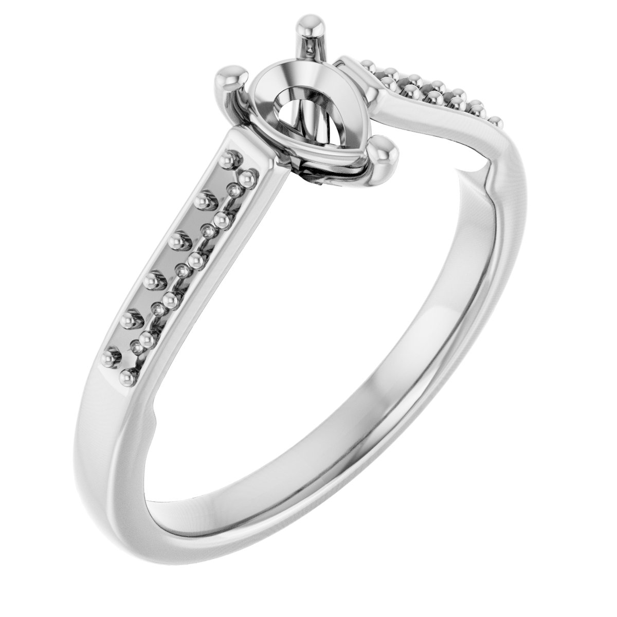 Sculptural Engagement Ring