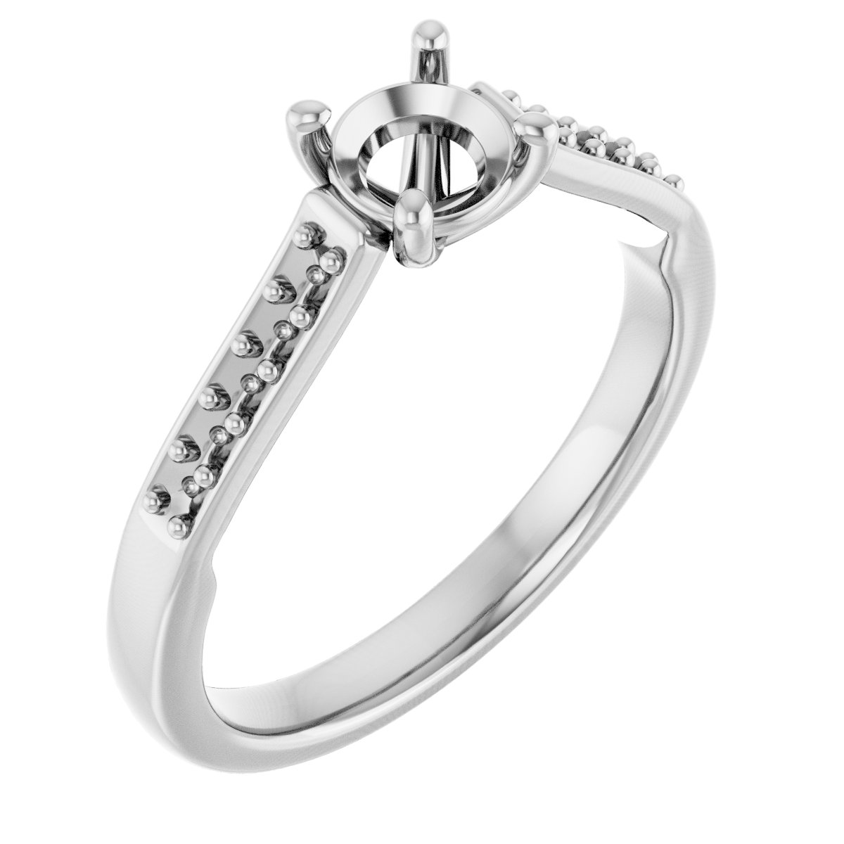 Sculptural Engagement Ring