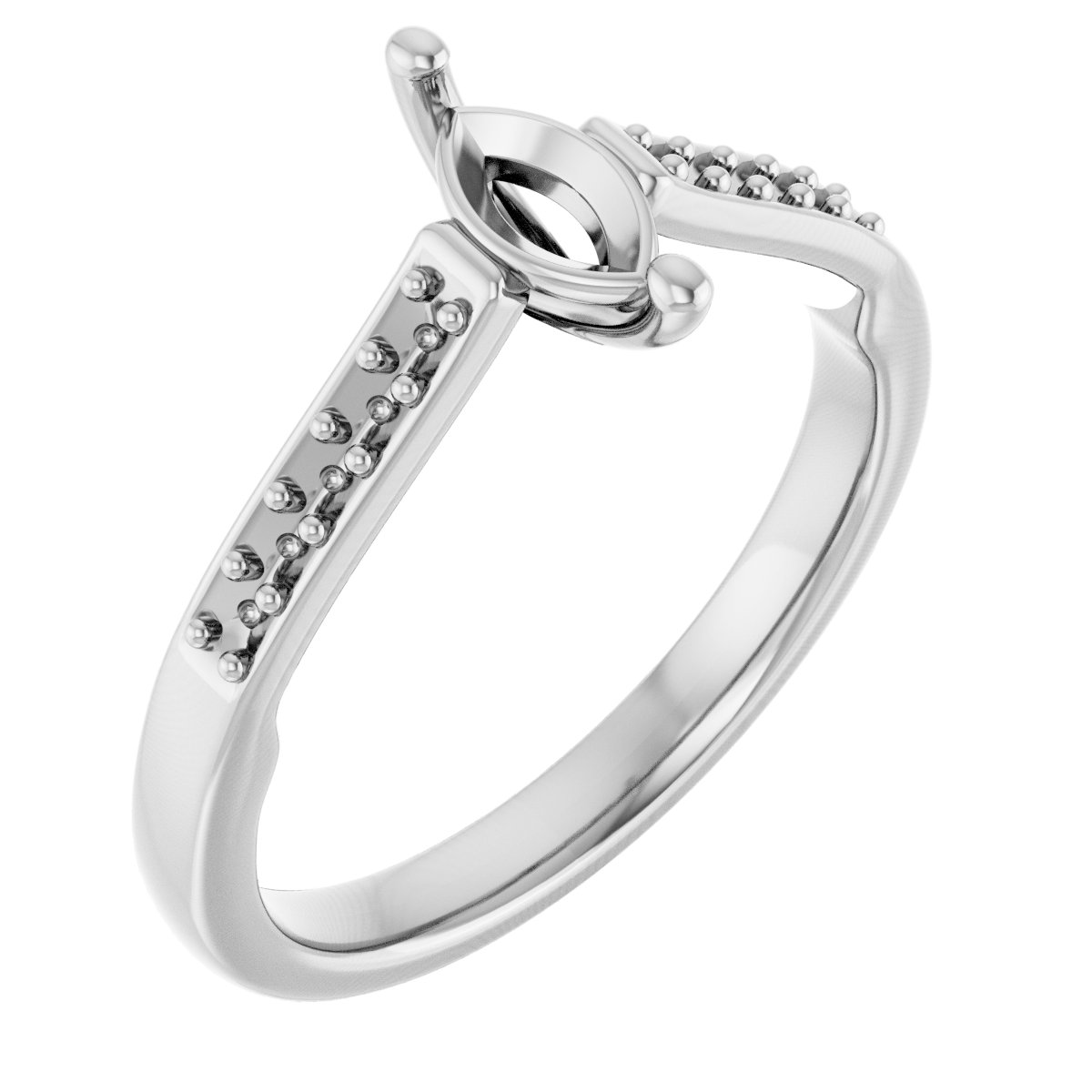 Sculptural Engagement Ring