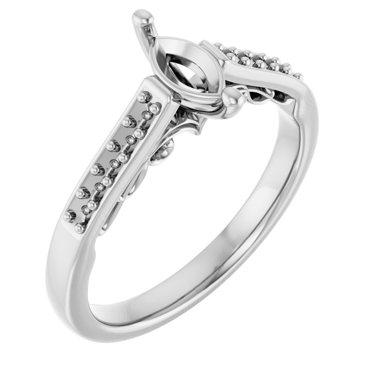 Sculptural Engagement Ring