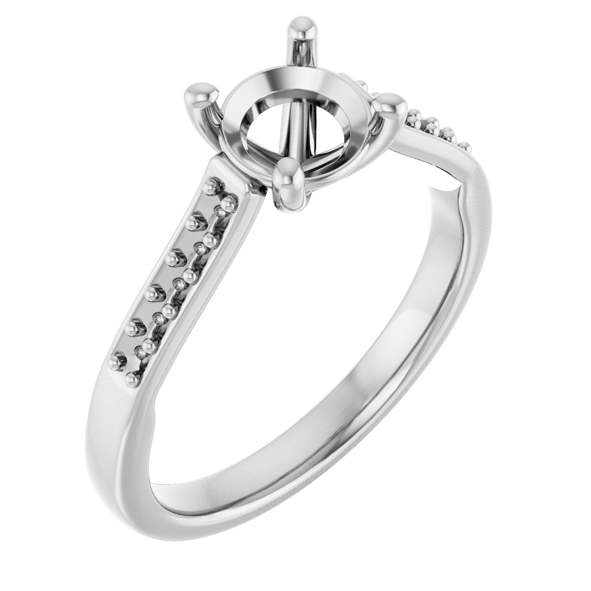 Sculptural Engagement Ring