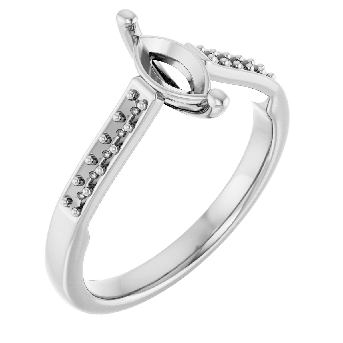 Sculptural Engagement Ring