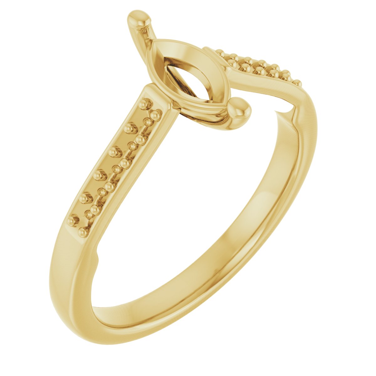 Sculptural Engagement Ring