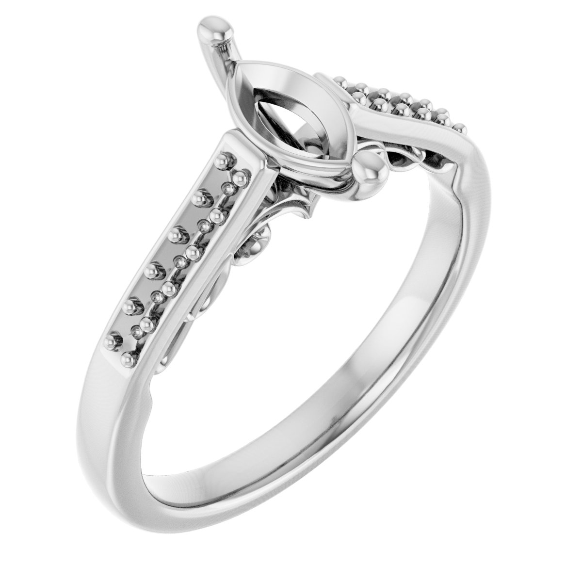 Sculptural Engagement Ring