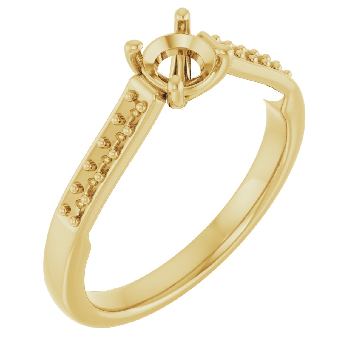 Sculptural Engagement Ring