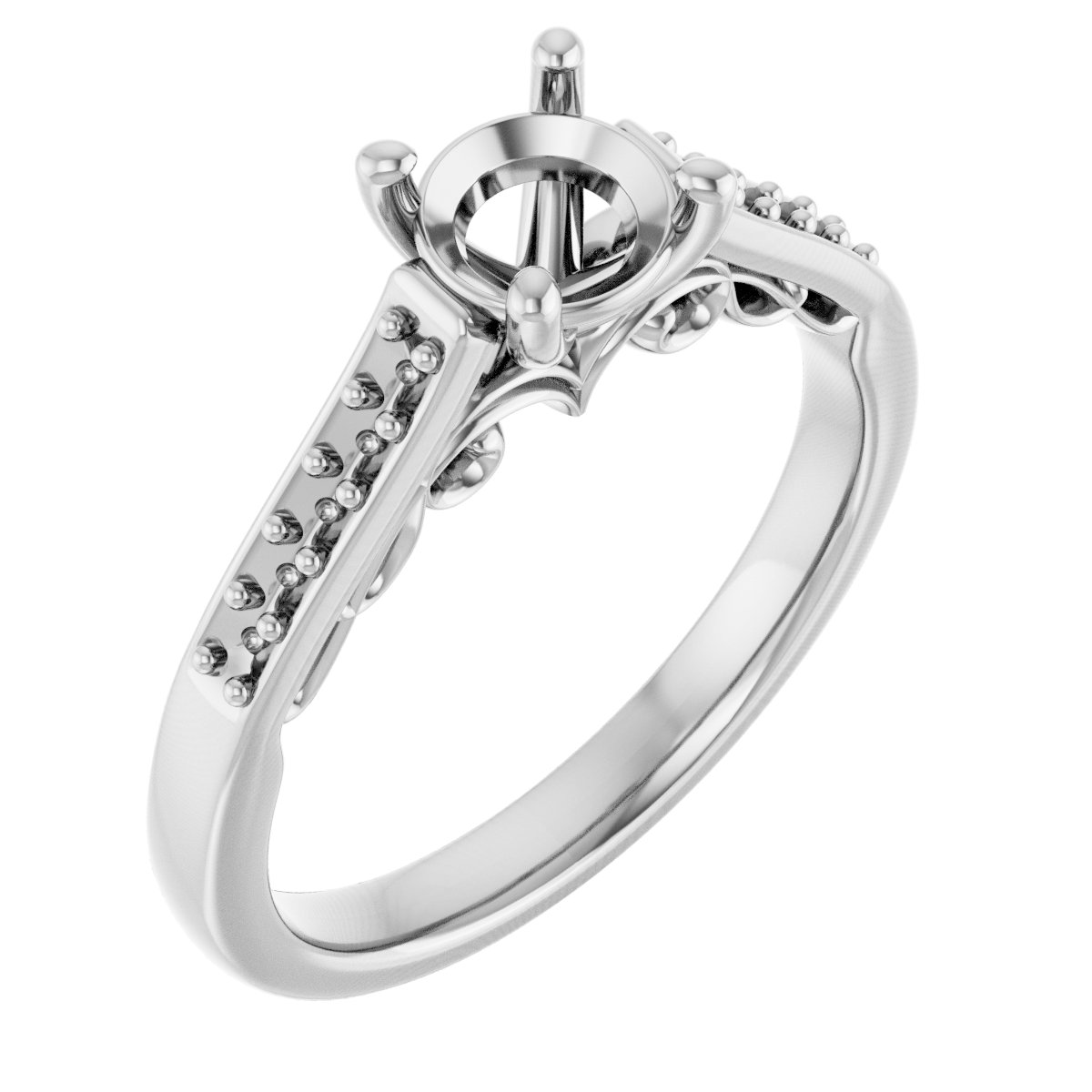 Sculptural Engagement Ring