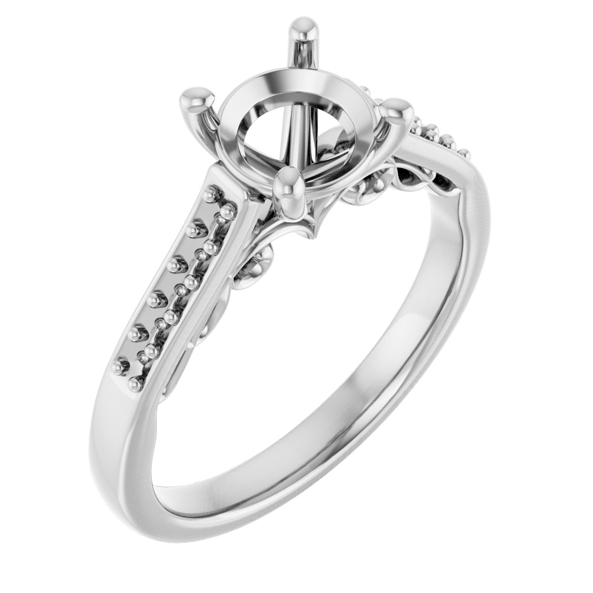 Sculptural Engagement Ring