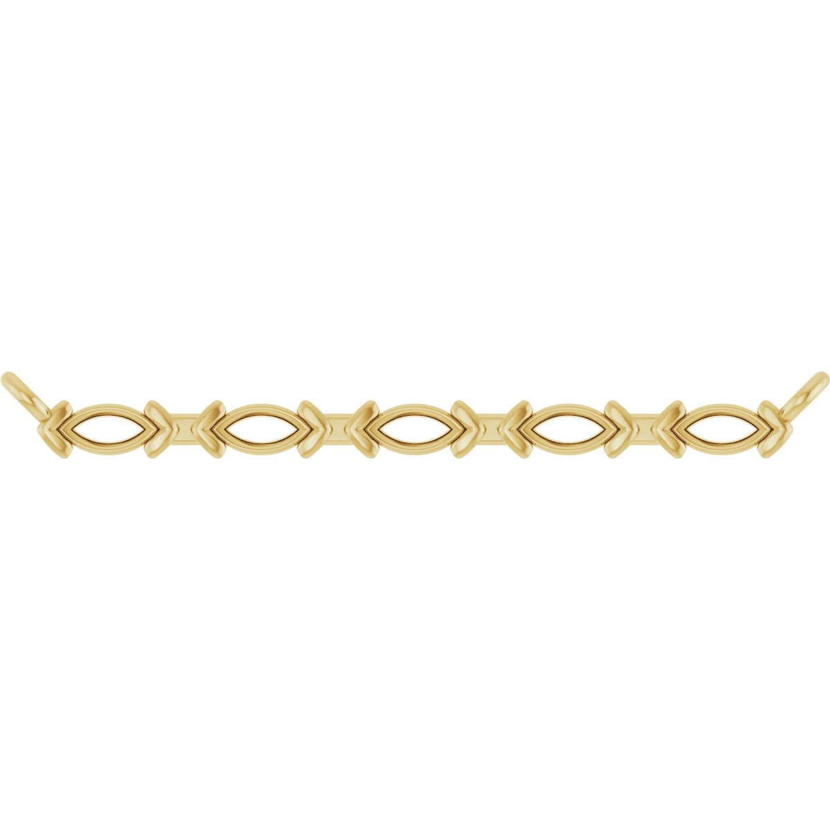 Five-Stone Bar Necklace Center