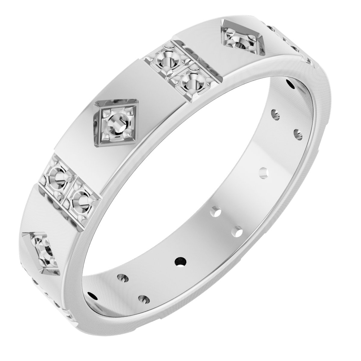 14k White Gold