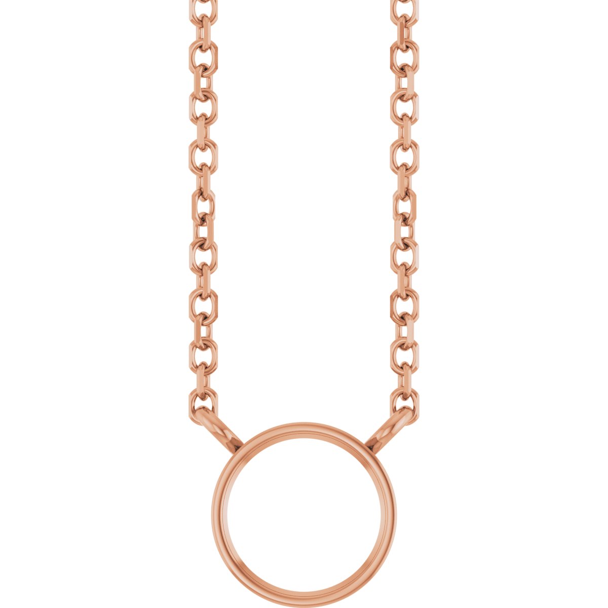 Bezel-Set Solitaire Necklace
