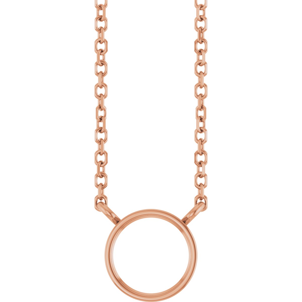 Bezel-Set Solitaire Necklace