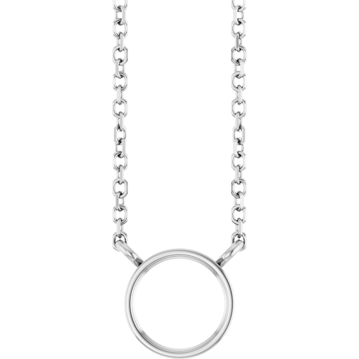 Bezel-Set Solitaire Necklace