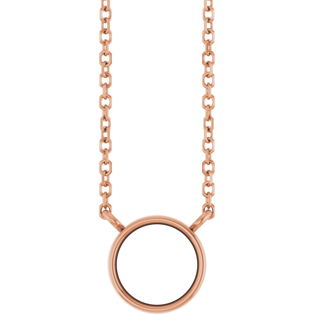 Bezel-Set Solitaire Necklace