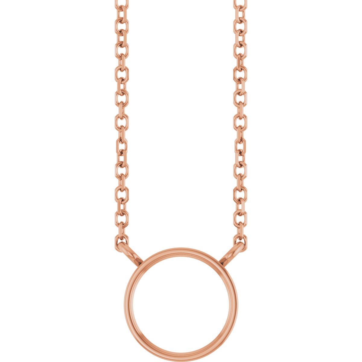 Bezel-Set Solitaire Necklace