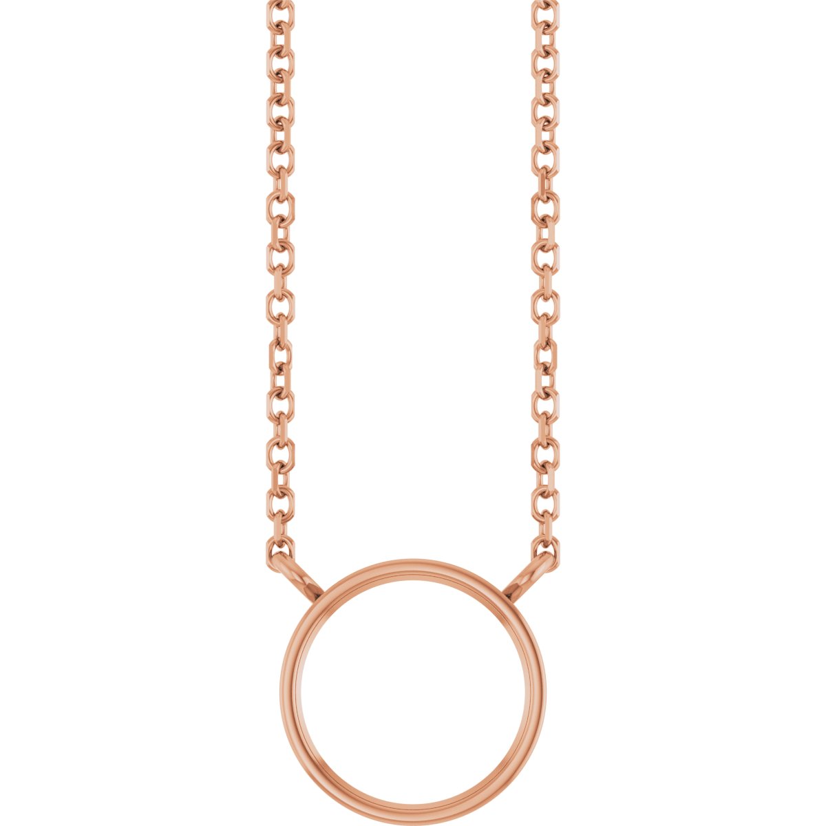 Bezel-Set Solitaire Necklace